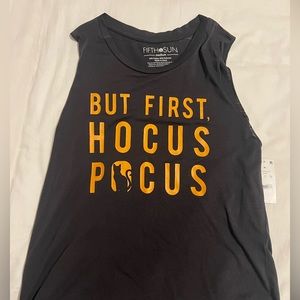 Hocus Pocus black tank top in size medium